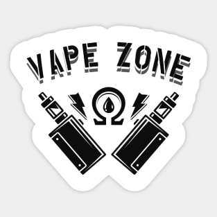 Vape zone Sticker